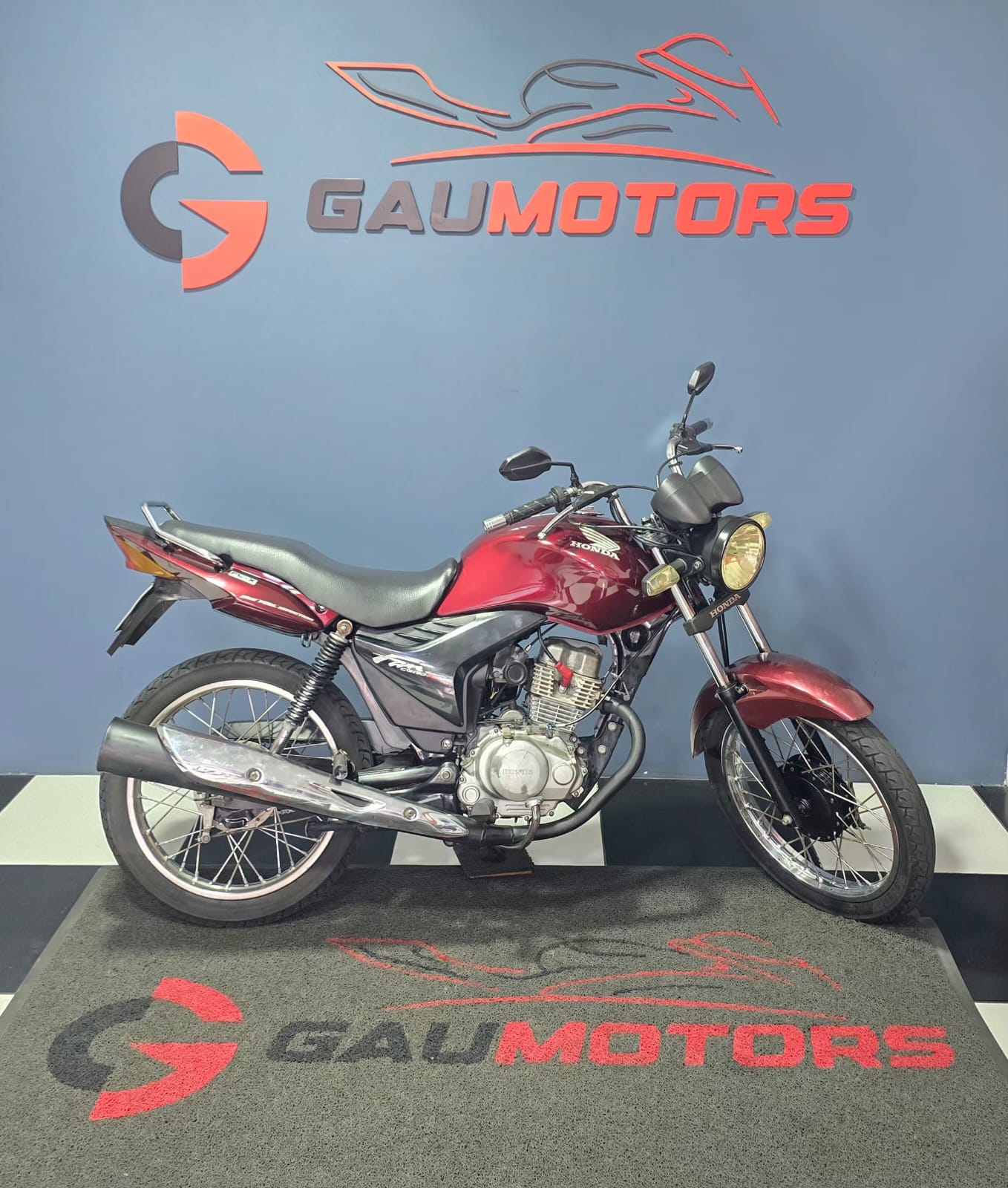 Honda CG 150 Fan ESI 2012 seminova na GauMotors